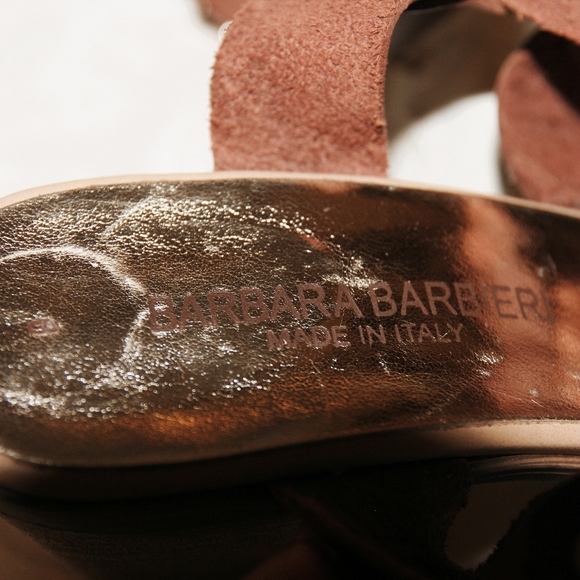 Barbara Barbieri tan brown heeled sandals - Picture 7 of 8